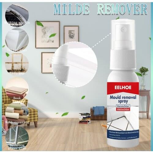 100ml EELHOE Mould Remover Active Chlorine Efficient Spray Bathrooms Kitchens Gasements, Garages Swimming Pools Cleaning Ceaner