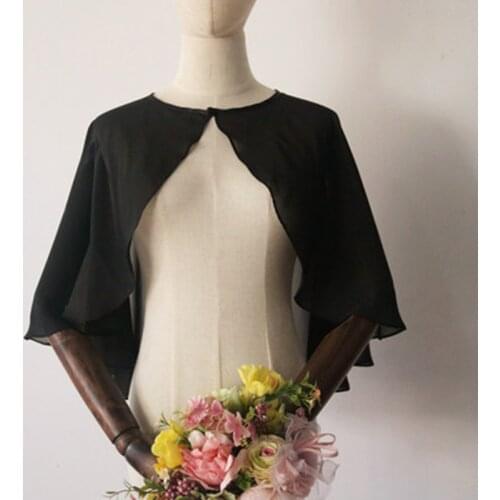 2020 Spring Jacket for Girls Chiffon Out Coat Women Bolero Wraps Cap Scarf