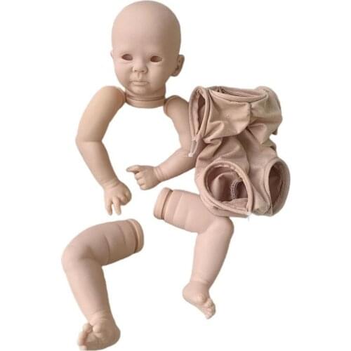 19 Inch 2042 Silicone Baby 48cm Cute Doll Handmade Diy Blank Doll Realistic Newborn Fabric