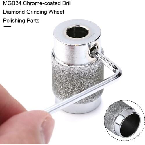 3/4" inch Grinding Bit Chromeplated Accessory Standard Brass For Inland Diamond Glass Grinder For Glass Stone Grinding Bits