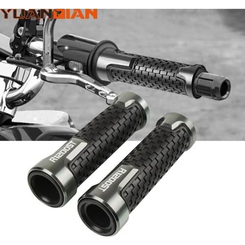Hot sale 7/8''22mm For BMW R1200ST Universal Motorcycle Cnc Aluminum Rubber Hand Grip Bar handlebar grip