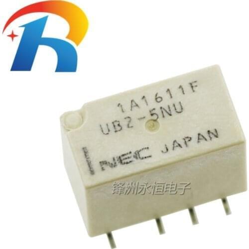 Free shipping 10PCS UB2-5NU original relay 5V SOP8 two open and two closed instead of G6J-2FS-Y-5VDC