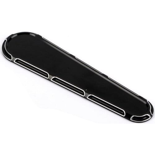 Black Motorcycle Fuel Gas Tank Dash Insert Cover Caps for Harley Touring Road Glide Street Glide FLHX and FLTRX 2008-2017