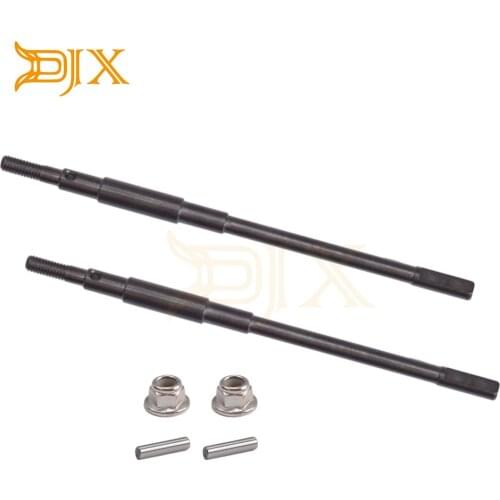 DJX Hard Steel Rear Axle CVD AR44 Drive Shaft For 1/10 RC Crawler Car AXIAL SCX10 II