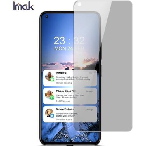 For Xiaomi Mi 11 Lite 5G Tempered Glass IMAK Privacy Anti Glare Front Temper Glass Mi 11Lite Screen Protector Mi11 Lite 4G Glass