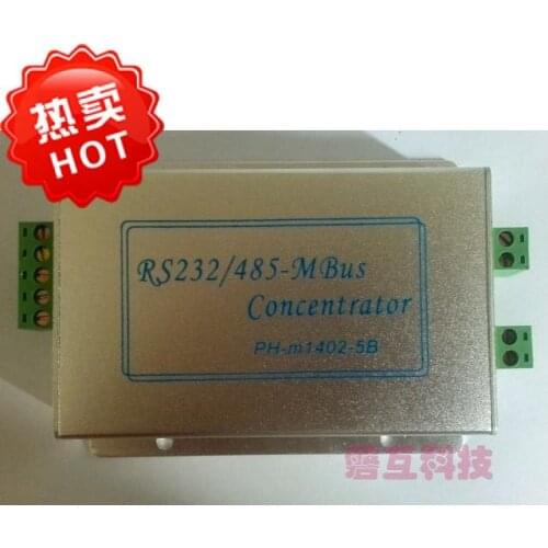 Isolation 3kV Industrial MBus Converter RS485+RS232 Serial Port Meter Reading, Over 300 Slave Station