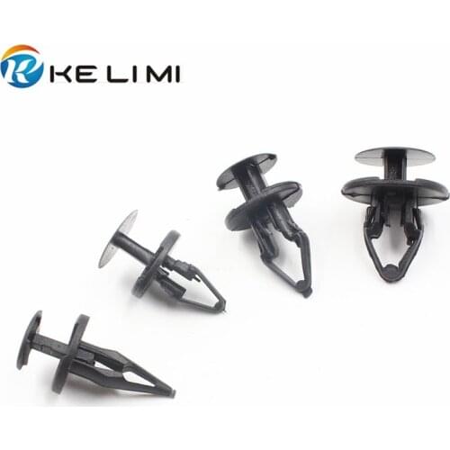 KE LI MI 30 Pieces Car Bumper Fenders Splash Shield Retainers Clips Fixeding Fasteners Push-Type Rivets ForGM Ford