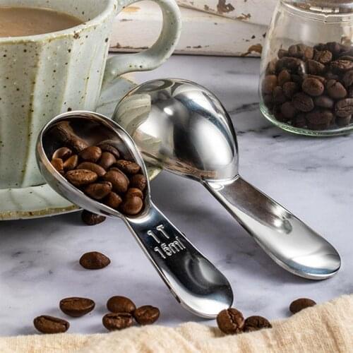 Measuring Spoon Stainless Steel Measuring Cup Coffee Scoop Measuring Tool for Baking
