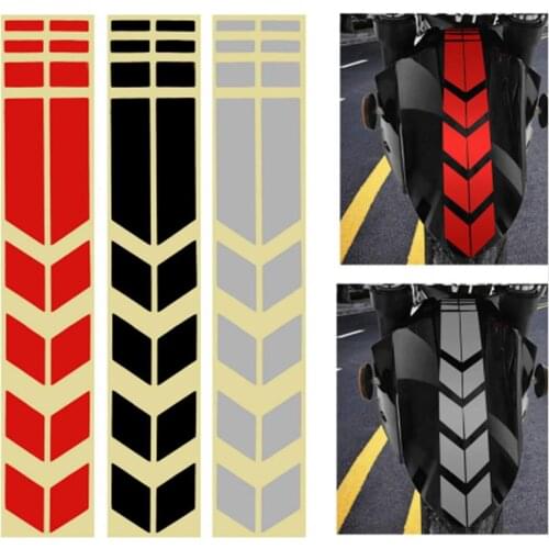 Moto Stickers and Decals On Bike Bicycle Fender Motorcycle Accessories Motorcycle Reflective Sticker Decoration Road Safety