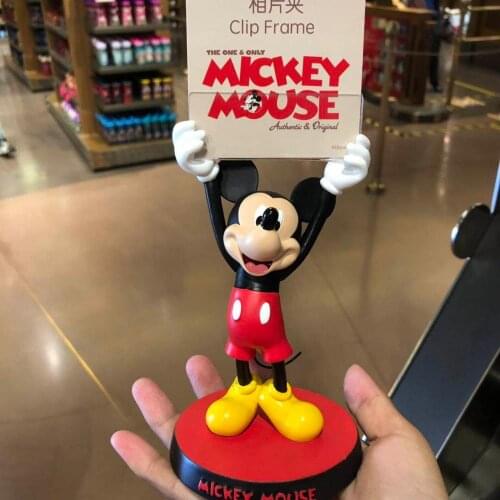 New style creative cartoon Shanghai Disney Mickey three-dimensional photo folder Desktop accessories Note clip AG 2232