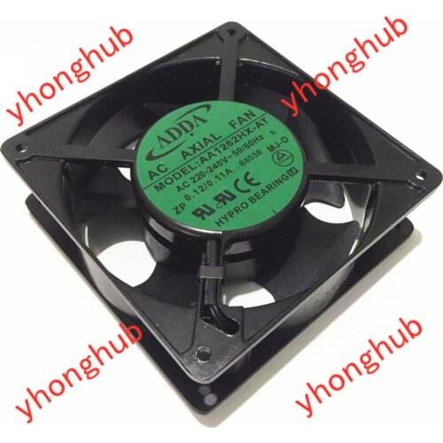 ADDA AA1282HX-AT AC 220V 240V 0.12/0.11A 120x120x38mm 2-Pin Server Cooling Fan