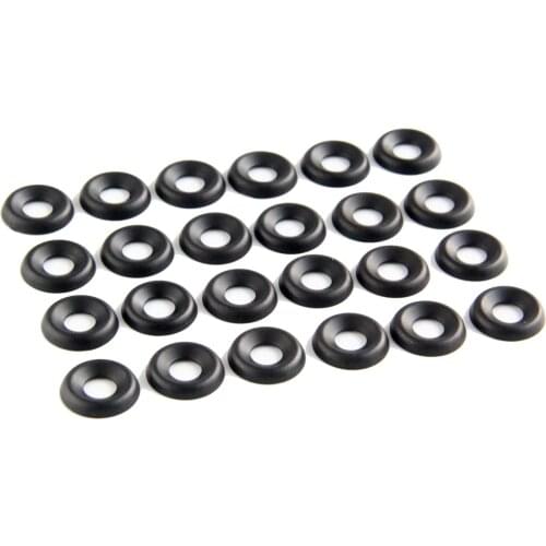 24pcs Countersunk Finishing Washer Steel Black Oxide Hand Tool Parts