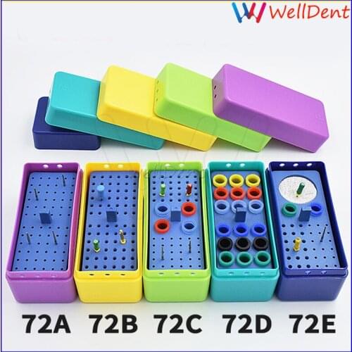 Dental Diamond burs Reamer/Gutta Percha point Sterilize Plastic 72H Endo Box