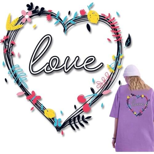 Iron-on Transfers Heat Transfer Ironing stickers Patches for clothing cloth patches stickers t shirts