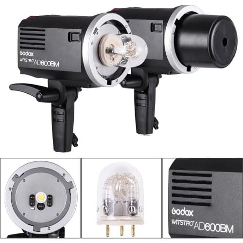 Godox WITSTRO AD600BM 600WS GN87 HSS 1/8000s Outdoor Flash Strobe 2.4G Wireless with 8700mAh Li-ion Battery Adjust Bowens mount