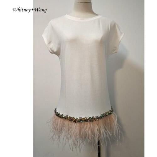 WHITNEY·WANG Women's Knitted T-shirts