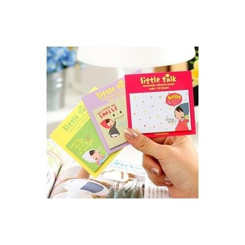 1PC Cute cartoon girl design Memo Pads,lovely sticky note(ss-1193)