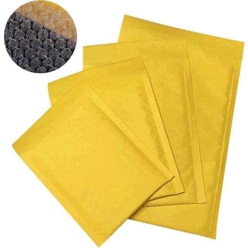 10 sizes 50 pcs Self-sealing Kraft Paper Bubble Envelopes Bags Padded Mailers Shipping Envelope With Bubble Mailing Bag