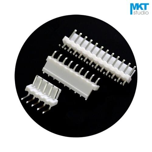 100Pcs VH Series 3.96mm Pitch VH3.96 Right Angle Pin Male Box Header 11P 12P