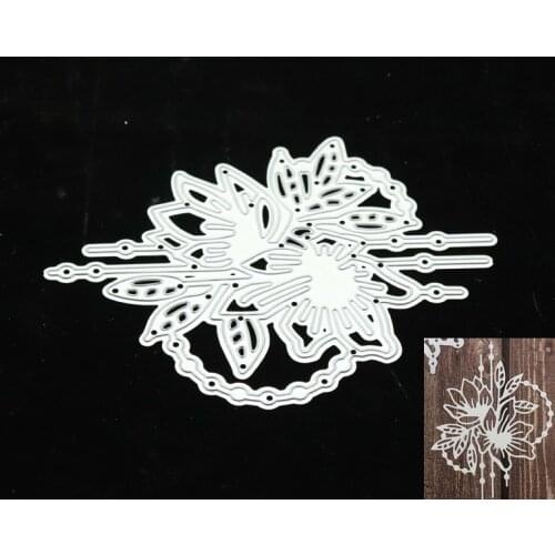 2021 Flower Metal Cutting Dies DIY Scrapbooking Paper Photo Album Crafts Knife Mould Cards Embossing Mold Stencils for Decor