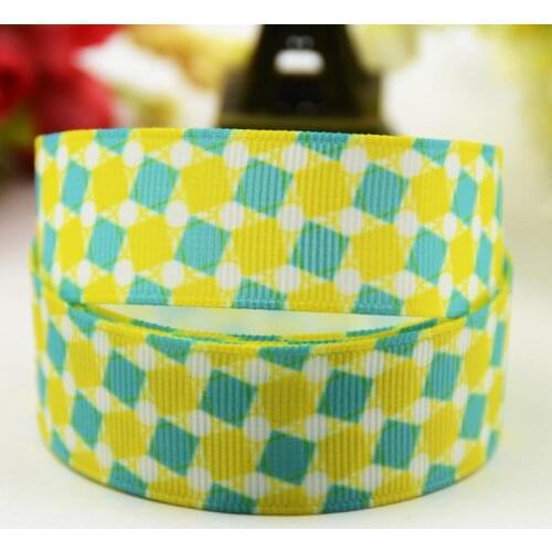 22mm 25mm 38mm 75mm Lattices Cartoon Character Printed grosgrain ribbon party decoration sewing supplies 10Y X-00377