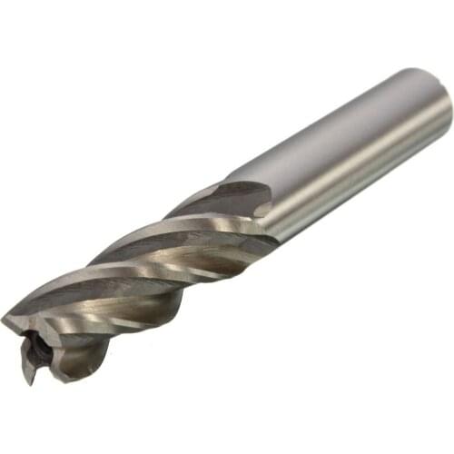 Fixmee 3pc 8*8mm HSS CNC Straight Shank 4 Flute End Mill Milling Cutter Metal Drill Bits Cutting Tools
