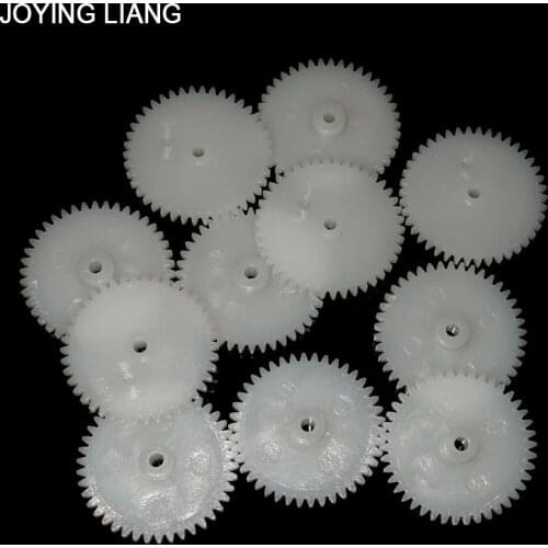 422A Module 0.5M 42 Tooth Plastic Gear Disc Cone Toy Fittings 42T 2mm Gears 100pcs/lot