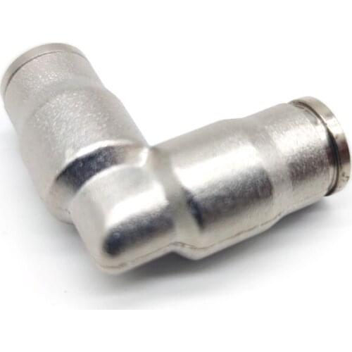 5 Pcs High Pressure Brass 3/8 '' Slip Lock L Shape Elbow Connector For Fog Machine 9.52mm PA Pipe