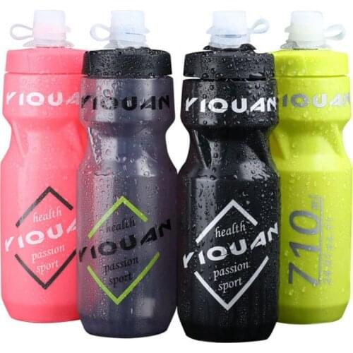 710ML Mountain Bike Cycling Water Drink Bottle Outdoor Sports Plastic Portable Kettle Water Bottle Drinkware