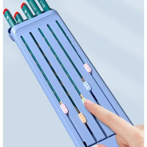 3 in 1 ABS Creative Pencil Case Kawaii Pencil Pouch Munifunction Pencil Bag for Kid Eraser Ruler Stationery Set School Supplies