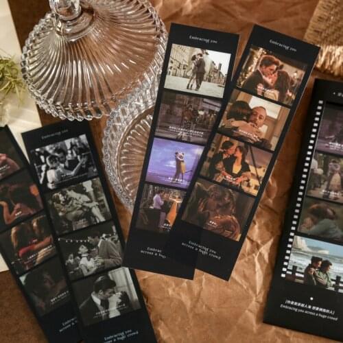 Retro Movie PET Decorative Sticker Stationery Vintage Film Stickers Collage Card Scrapbooking DIY Diary Phone Album Stick Lable