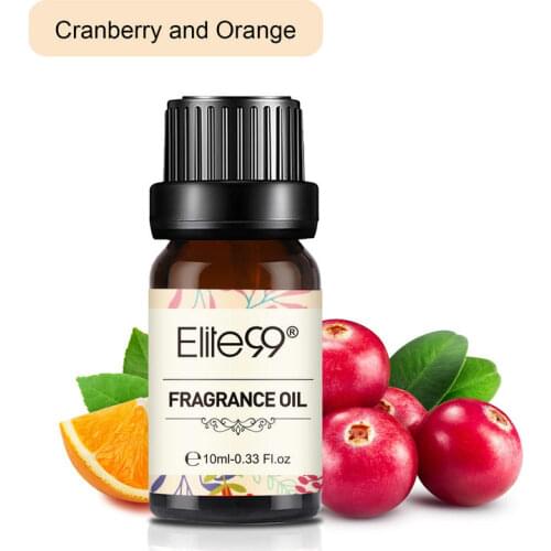 Elite99 10ml Cranberry&Orange Fragrance Oil Flower Fruit Essential Oils For Humidifier Oil Diffusers Lemon Strawberry Coconut