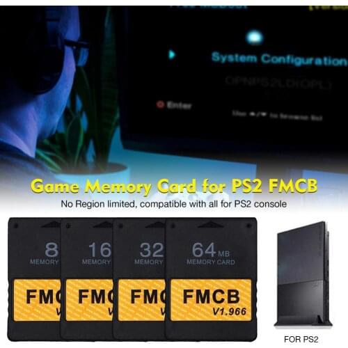 Game Memory Card Professional Storage Card For PS2 FMCB V1.966 8MB/16MB/32MB/64MB Memory Card For PS2 Console Professional Store