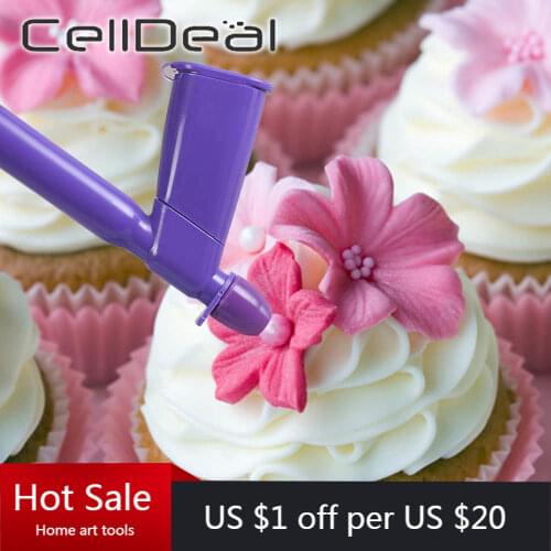 DIY Baking Tool Pearl Applicator Detachable Cake Decoration Pearl Gun Ball Applicator Meatball Coating Fabric Fondant Mold Tool