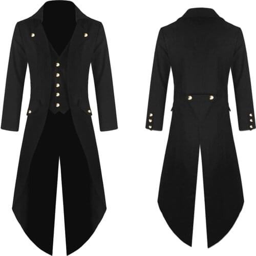 ISHOWTIENDA Men's Long Trench Coats