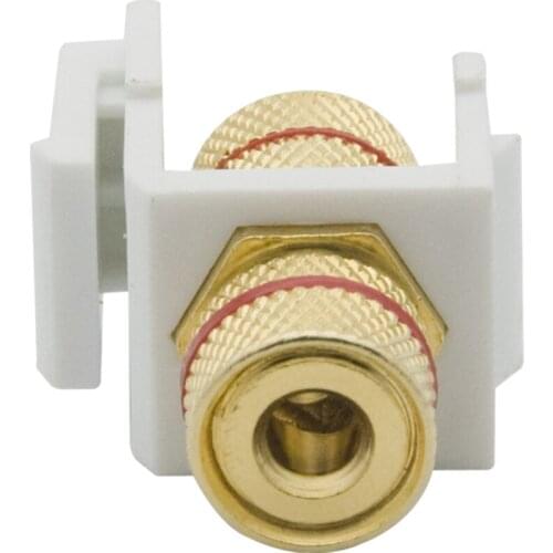 Keystone Banana Speaker banana connector with red color marking