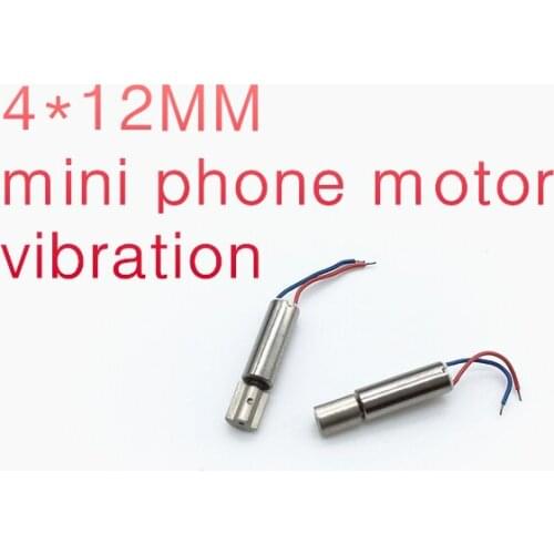 4*12MM mini phone motor,vibration cylindrical 0412 dc small motor phone motor