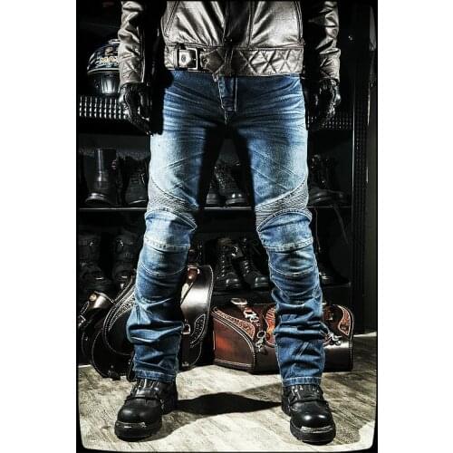 Motorcycle Riding Pants Pantalon Moto Jeans for Men Women Motocross Racing Trousers with 4 Knee Hip Protective Pads