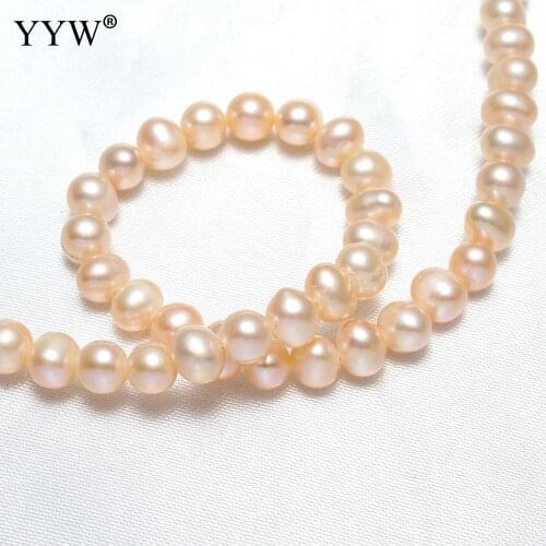 Natural Freshwater Pearls Beads High Quality 15.5inch Punch Loose Beads For Jewelry Making DIY Women Necklace Bracelet 5-6 mm