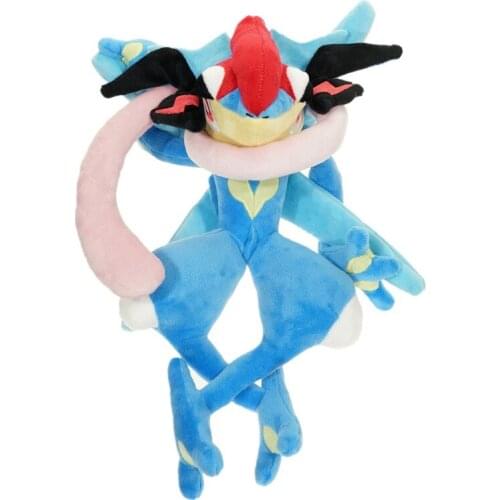 Pokemon Greninja Plush doll Ninja Frog Bubble Frog Evolution Doll Childrens Pet Toys Cute Cartoon Ideas Birthday Gifts