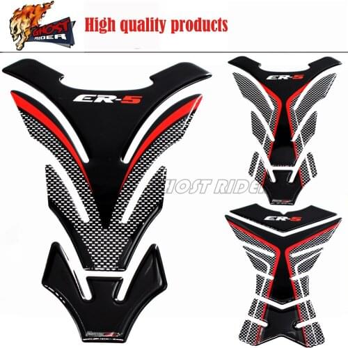 Fit for Kawasaki ER5 ER-5 ER 5 3D Carbon-look Motorcycle Tank Pad Protector Decal Stickers Case
