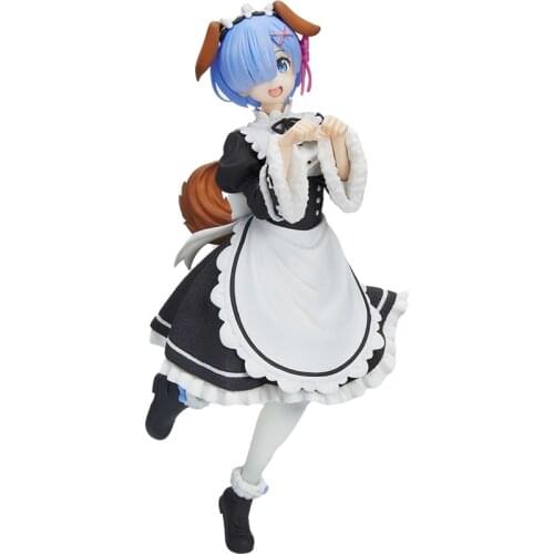 Pre-Sale Re:life In A Different World From Zero Rem Dog Anime Figures Model Toy Collectibles Model Toys Pvc Model Cartoon Toys