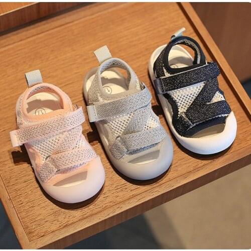 2021 Summer New Girls Boys Sandals Breathable Mesh Shoes Children Casual Sandals Kids Coconut Shoes for Baby Toddler