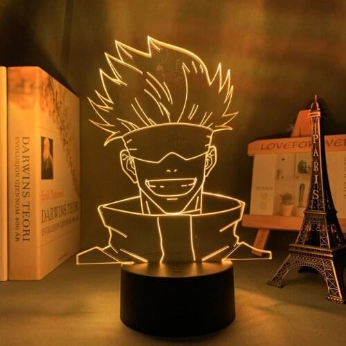 Anime 3d Lamp Satoru Gojo Jujutsu Kaisen Led Night Light for Birthday Gift Jujutsu Kaisen Nightlight Satoru Gojo Lamp Drop Gift