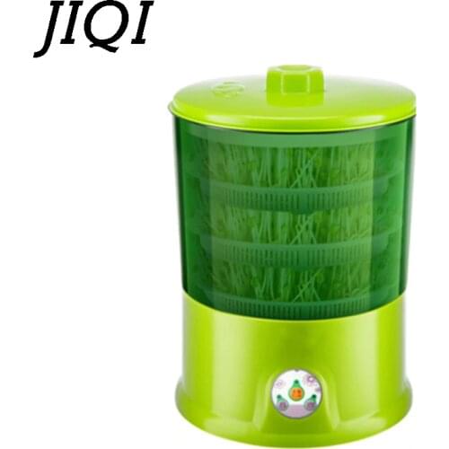DIY Bean Sprouts Maker 2/3 Layer Thermostat Green Vegetable Seeding Growing Germinator Automatic Electric Buds Growth Bucket EU