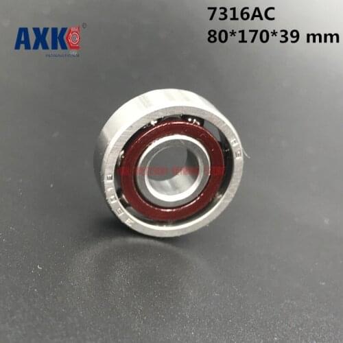 2021 Rushed New Arrival High Quality 1pcs 7316 7316ac 7316ac/p6 80*170*39 Mm Angular Contact Bearings Rodamientos Rulman