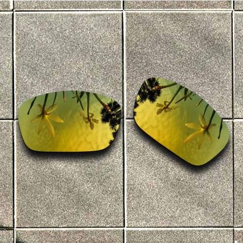 24K Gold Polarized Sunglasses Replacement Lens for-Oakley Fuel Cell Frame 100% UV Protection Good Fitness