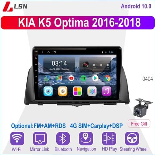10" Android 10 For KIA K5 Optima 2016,2017,2018 Multimedia Video GPS Navigation Car Radio Player Auto Stereo Navi