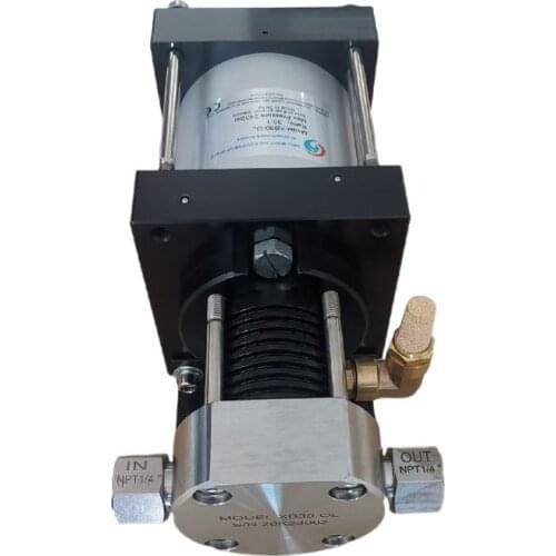 Free shipping Wellness Model :XB30-OL 100-200 Bar Mini Scuba oxygen gas booster pump with inlet and outlet oxygen hose