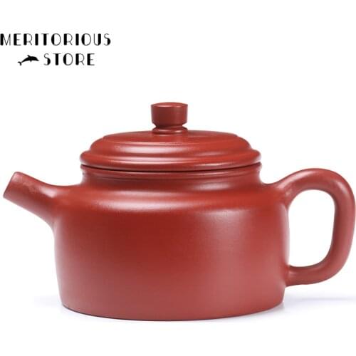 Purple Clay Teaware Yixing Teapot Tea Pot Filter Xishi Pot Beauties Handmade Customized Gifts Drinkware Set Drink Puer Zhu Mud